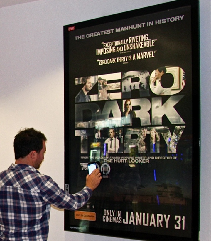 Outdoor NFC Campaign Promotes Australian Launch of Zero Dark Thirty